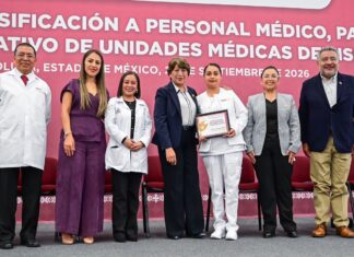 Entrega la Gobernadora 310 promociones y basificaciones a personal médico, paramédico y administrativo del ISSEMYM