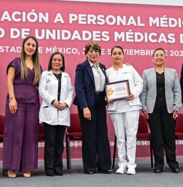 Entrega la Gobernadora 310 promociones y basificaciones a personal médico, paramédico y administrativo del ISSEMYM