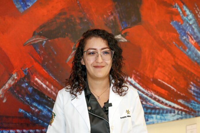 Gerontóloga Itzayana Méndez Ramírez,