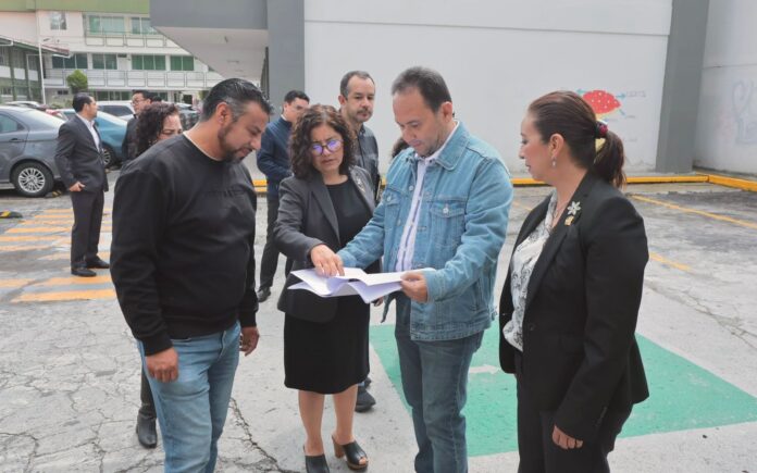 Recorrido de supervisión de la rectora Martha Patricia Zarza, por el Sendero Seguro.