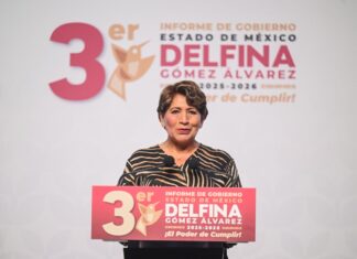 “Ofrecimos un cambio y lo estamos cumpliendo”: Gobernadora Delfina Gómez rinde su Tercer Informe